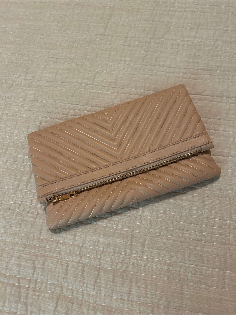 Kaari Blue Fold-over Clutch